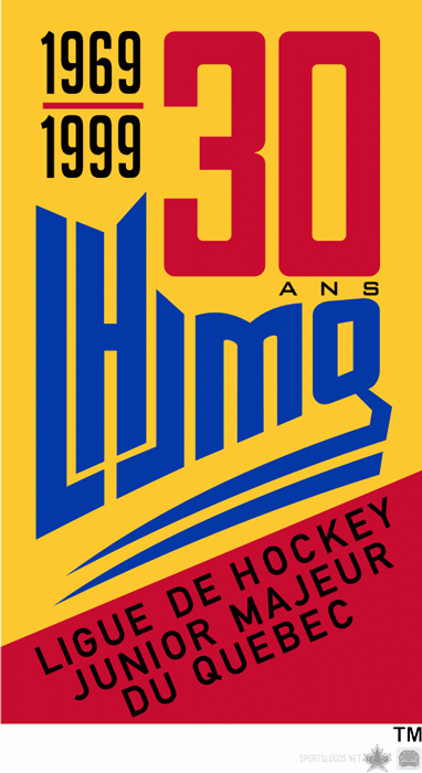 QMJHL LHJMQ 2000 Anniversary Logo iron on transfers for clothing